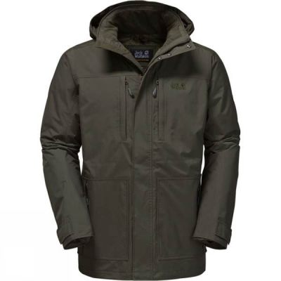 Chaquetas Jack Wolfskin Westpoint Island Hombre Verde Oliva - Chile MGO923418